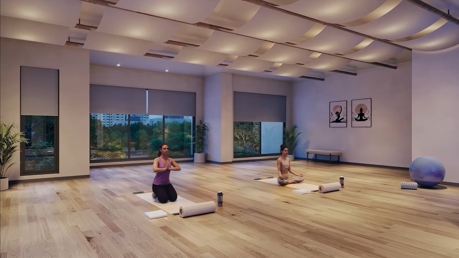 Yoga N Meditation Area by Kalpataru